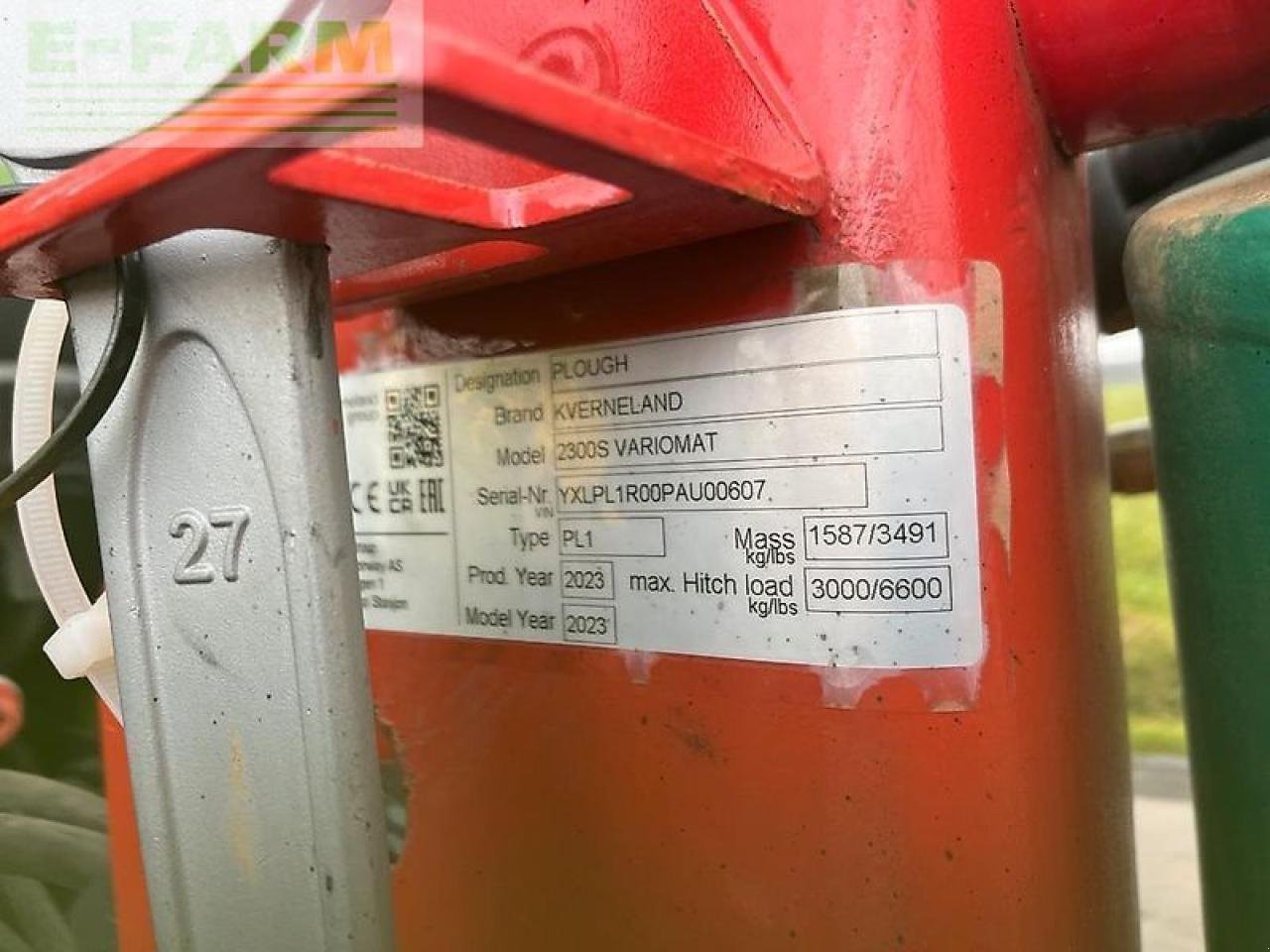 Pflug tipa Kverneland 2300 s variomat 4 schar volldrehpflug vorführmaschine, Gebrauchtmaschine u HEMMINGEN (Slika 6)