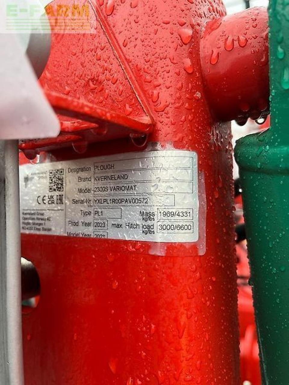 Pflug типа Kverneland 2300 s variomat 5 schar volldrehpflug neu, Gebrauchtmaschine в HEMMINGEN (Фотография 5)