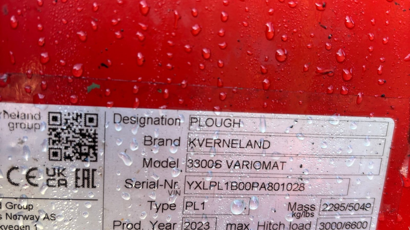 Pflug of the type Kverneland 3300 S Variomat, Gebrauchtmaschine in Horsens (Picture 7)