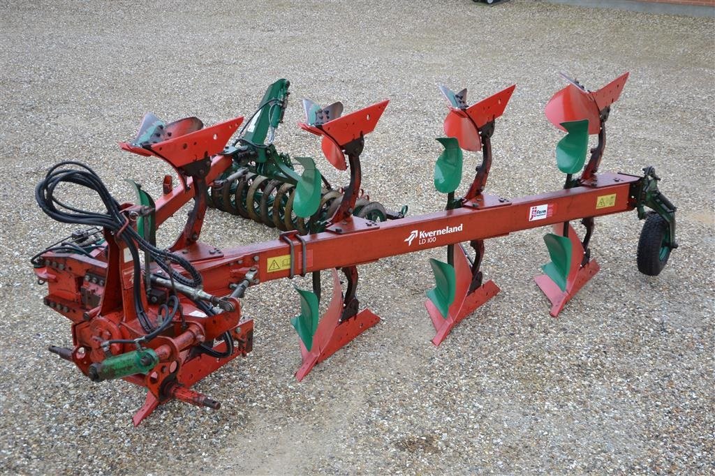 Pflug типа Kverneland 4-Furet LD-100-160 med integreret pakker Efterset - hydr løft- og indsving på pakker, Gebrauchtmaschine в Vils, Mors (Фотография 3)