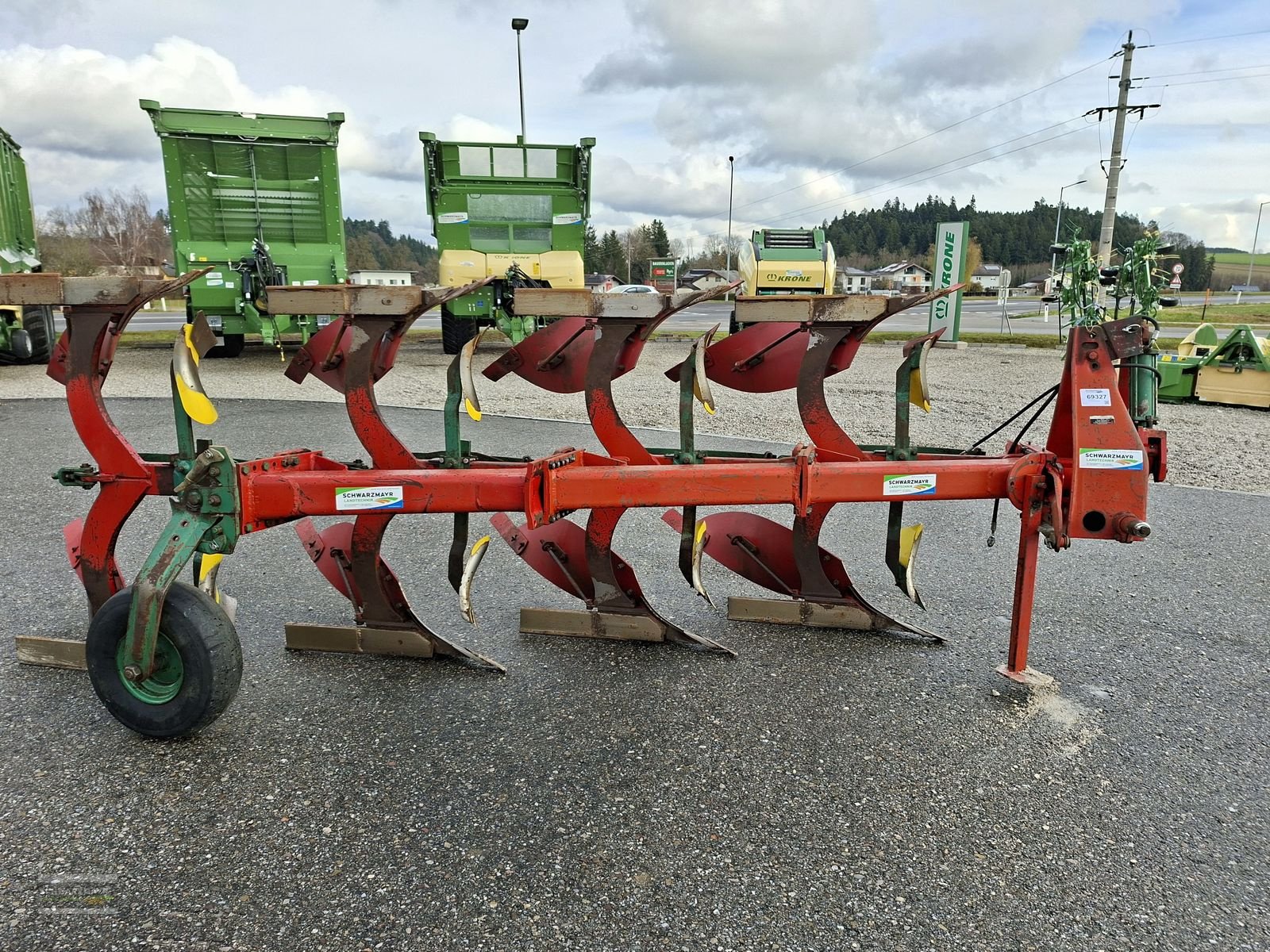 Pflug typu Kverneland 4-schar mit Steinsicherung über Blattfeder, Gebrauchtmaschine v Gampern (Obrázek 7)