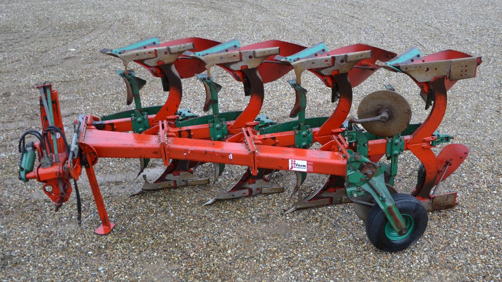 Pflug des Typs Kverneland 4E14″ 4 furet - 160 - krop 8 90 % muldplader, Gebrauchtmaschine in Vils, Mors (Bild 6)