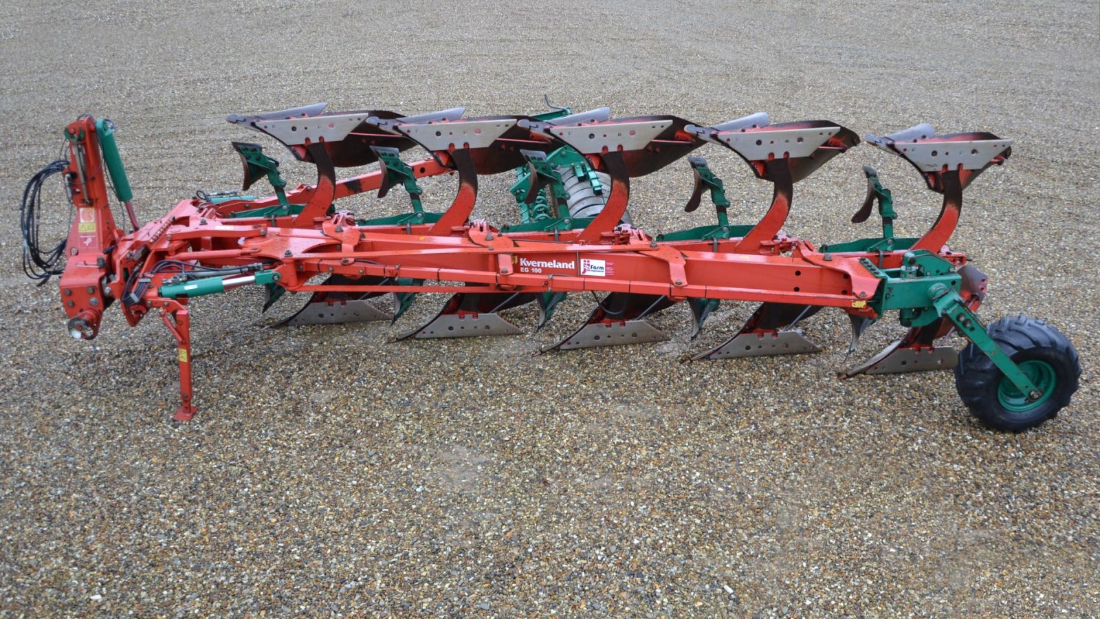 Pflug typu Kverneland 5 furet EG100-300-28 m Packomat Hydr. hjul  (Ibrugtaget 2017), Gebrauchtmaschine v Vils, Mors (Obrázek 6)
