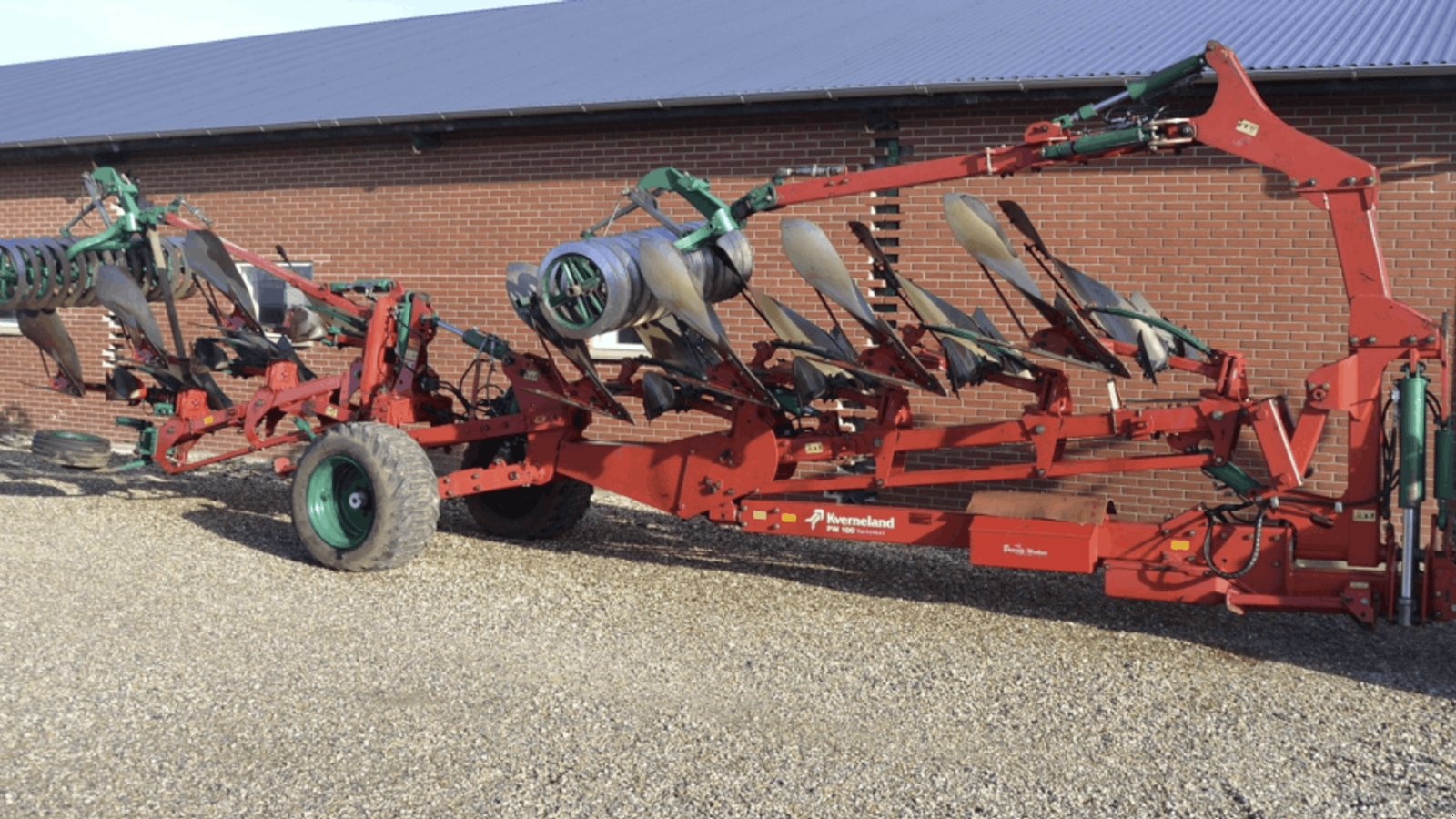 Pflug του τύπου Kverneland 7 furet PW100 med Packomat  Store dybdehjul, Gebrauchtmaschine σε Vils, Mors (Φωτογραφία 1)