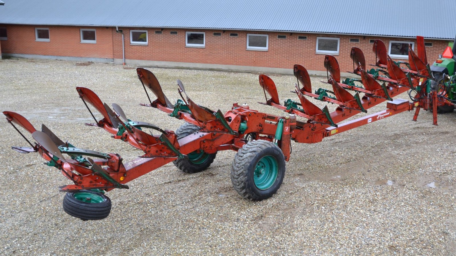 Pflug typu Kverneland 8 furet  PX100-9 Sliddele som nye, Gebrauchtmaschine v Vils, Mors (Obrázek 1)