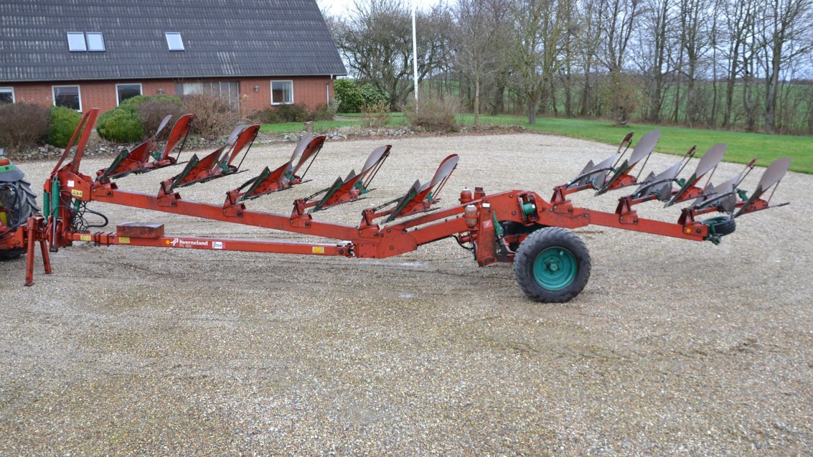 Pflug typu Kverneland 8 furet  PX100-9 Sliddele som nye, Gebrauchtmaschine v Vils, Mors (Obrázek 5)