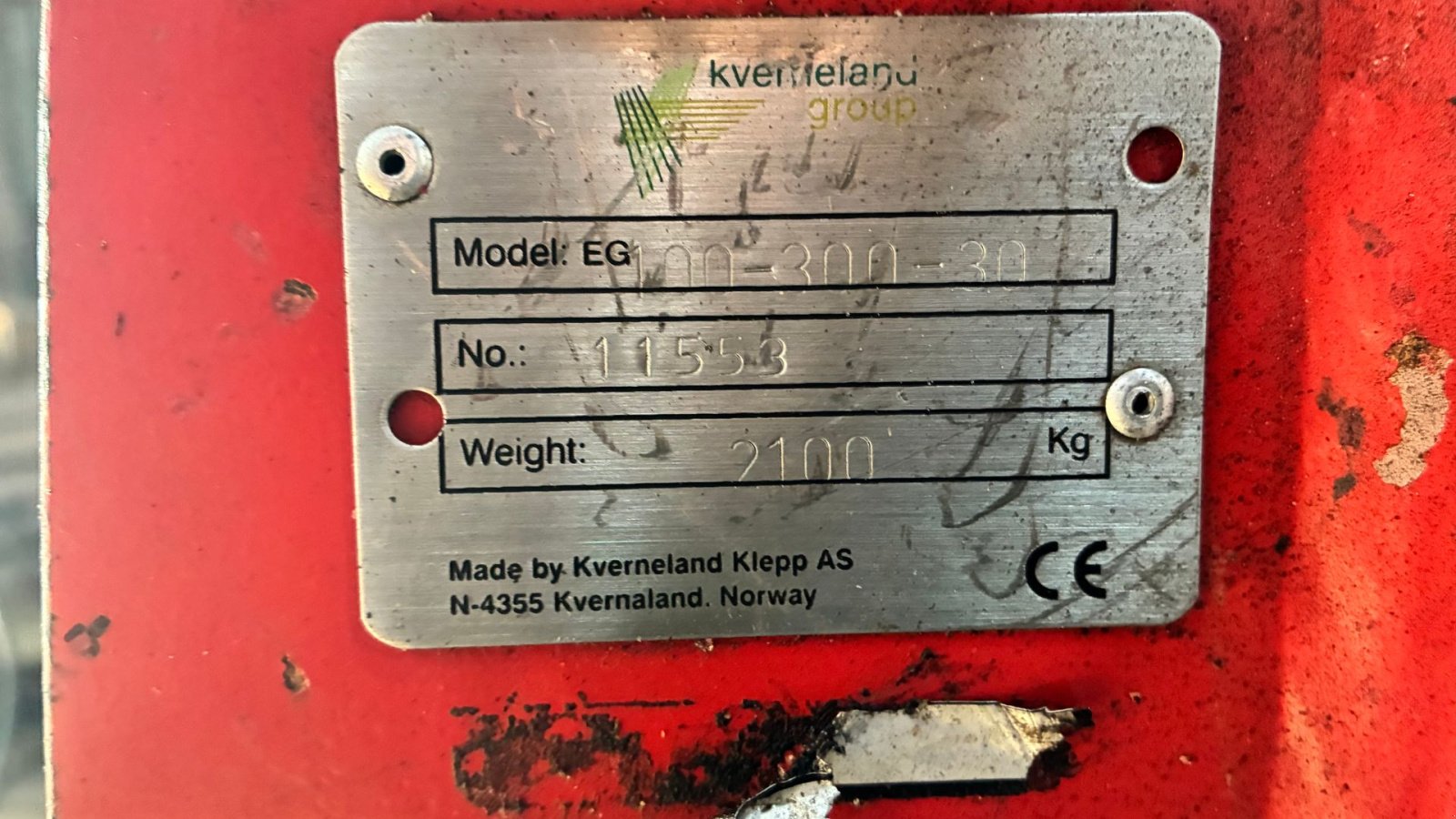 Pflug van het type Kverneland EG 100-300-30 Eg 100-300-30, Gebrauchtmaschine in Brørup (Foto 12)