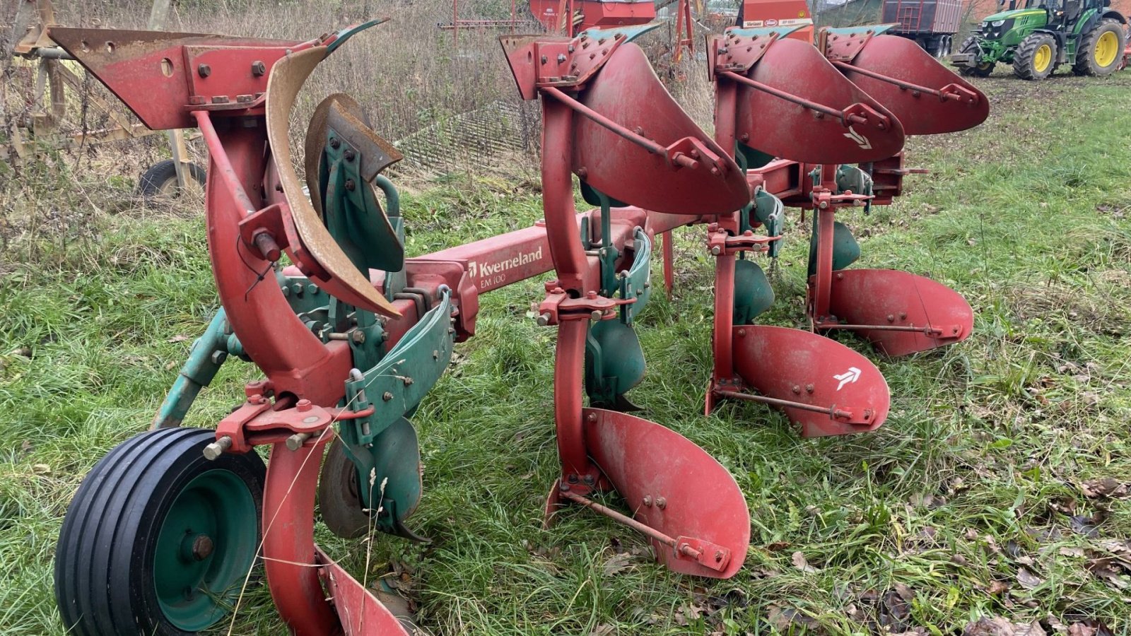 Pflug van het type Kverneland EM 100 m/Packomat pakker, Gebrauchtmaschine in øster ulslev (Foto 3)