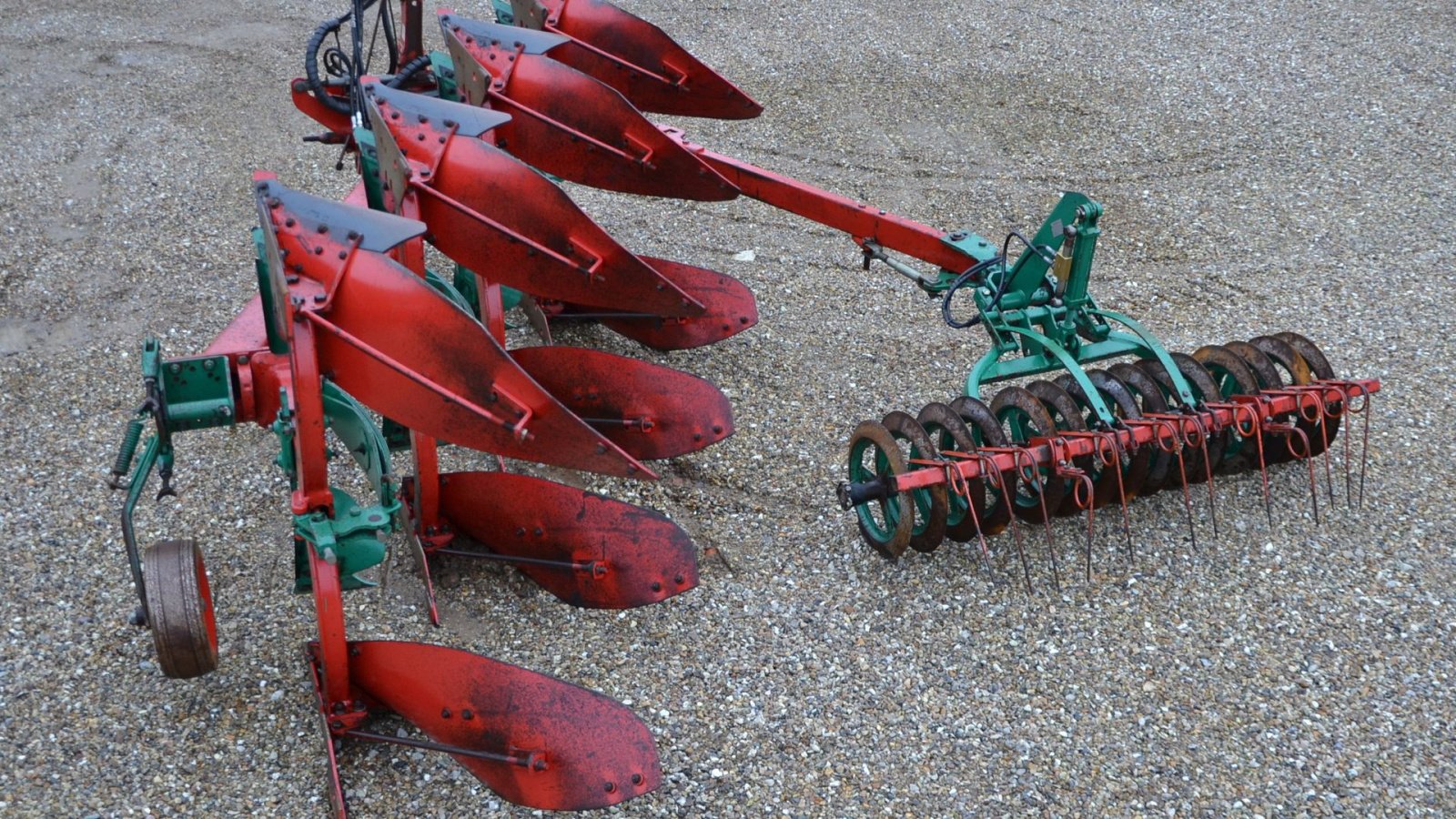Pflug typu Kverneland F95 4 furet plov med intregreret pakker Hydr. pakkerløft og indsving, Gebrauchtmaschine v Vils, Mors (Obrázek 6)