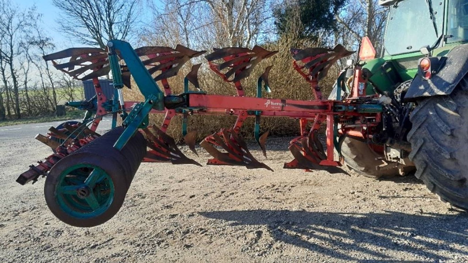 Pflug des Typs Kverneland Kverneland LM100 16″ med interegreret Jordpakker med hydr. sving og tryk LM 100, Gebrauchtmaschine in Skive (Bild 3)