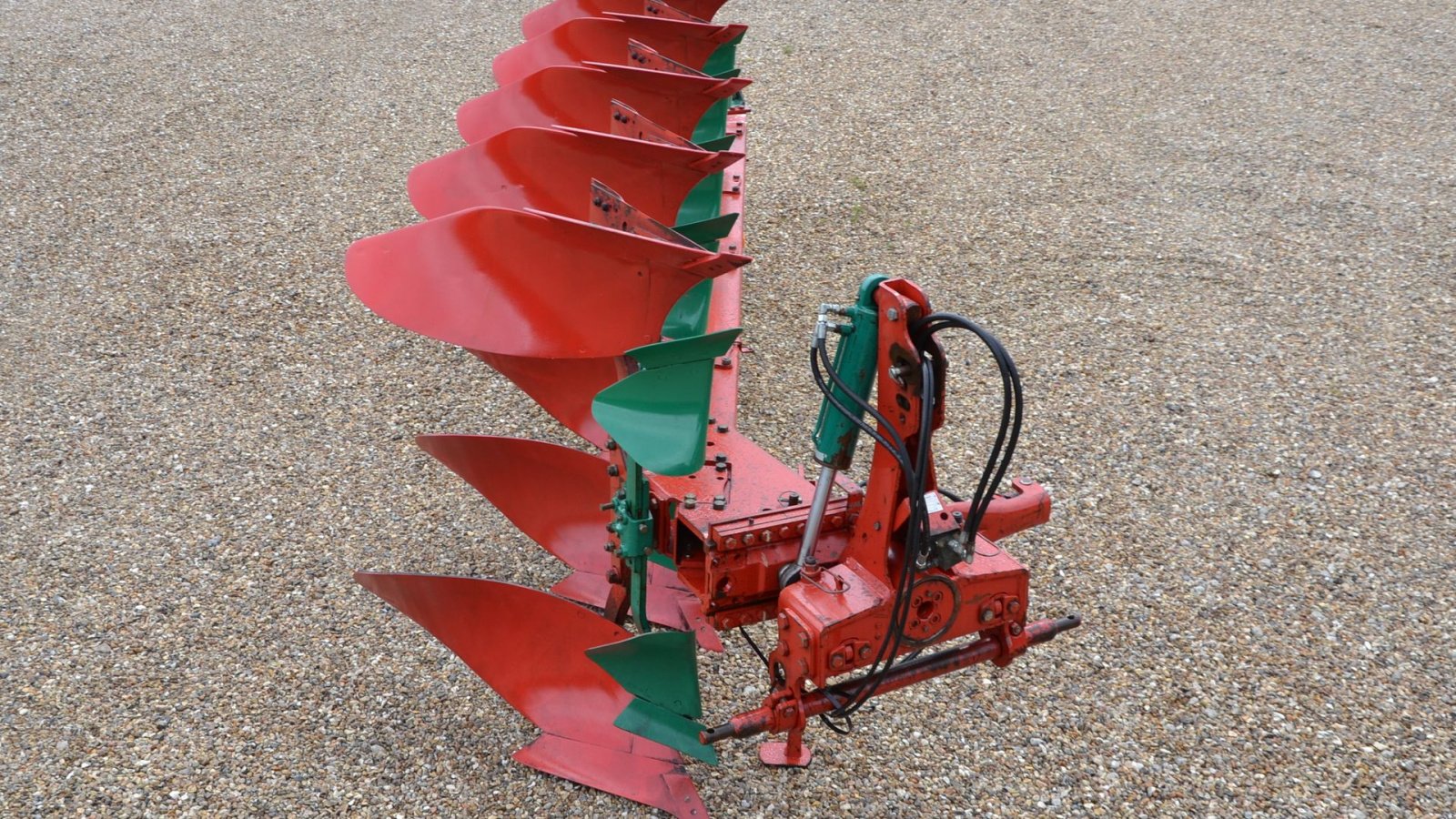 Pflug Türe ait Kverneland LM-100 5 Furet 200-9 18" Hydr. sideforskydning, fine sliddele, Gebrauchtmaschine içinde Vils, Mors (resim 2)