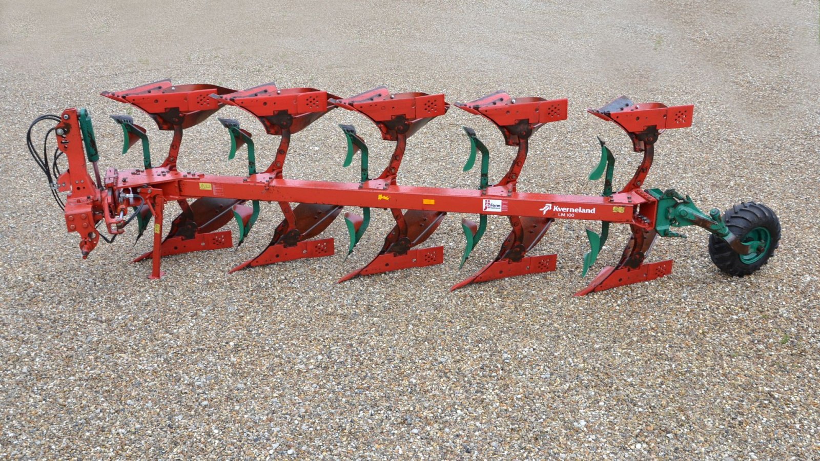 Pflug Türe ait Kverneland LM-100 5 Furet 200-9 18" Hydr. sideforskydning, fine sliddele, Gebrauchtmaschine içinde Vils, Mors (resim 5)