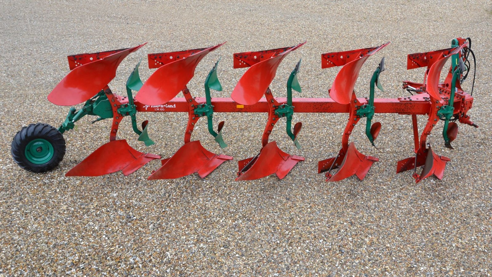 Pflug Türe ait Kverneland LM-100 5 Furet 200-9 18" Hydr. sideforskydning, fine sliddele, Gebrauchtmaschine içinde Vils, Mors (resim 3)