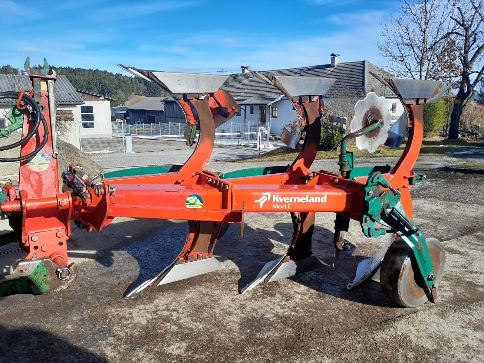 Pflug des Typs Kverneland Model E, Gebrauchtmaschine in Grünbach (Bild 3)
