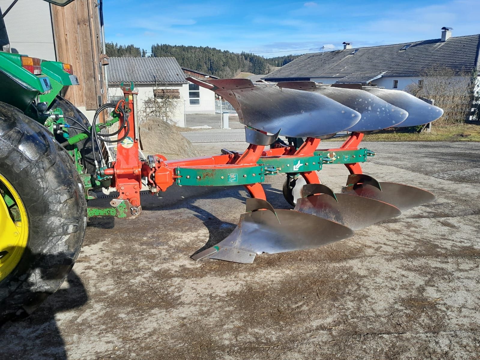 Pflug des Typs Kverneland Model E, Gebrauchtmaschine in Grünbach (Bild 1)