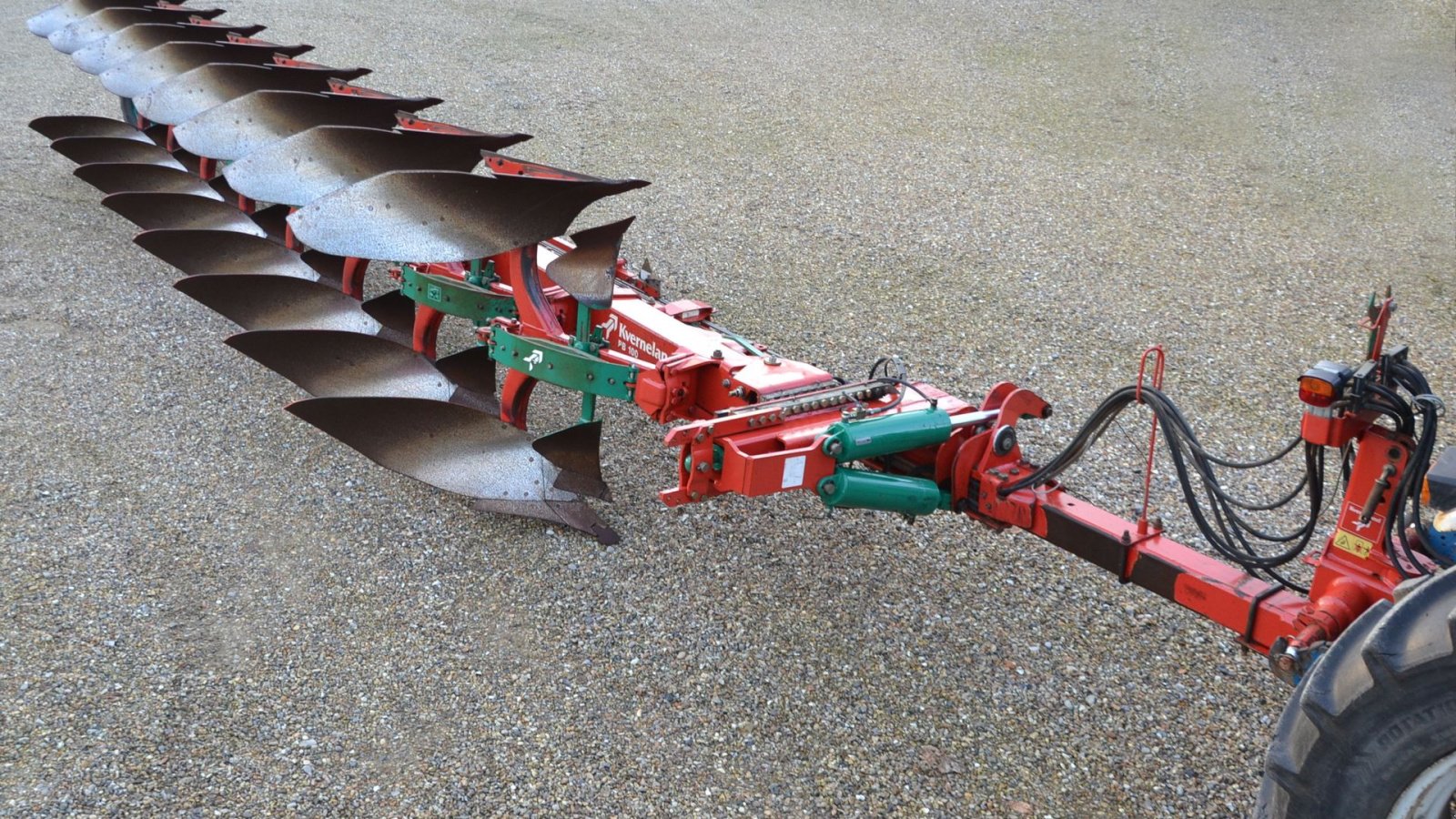 Pflug a típus Kverneland PB100 8 furet Hydraulisk sideforskydning, Gebrauchtmaschine ekkor: Vils, Mors (Kép 4)