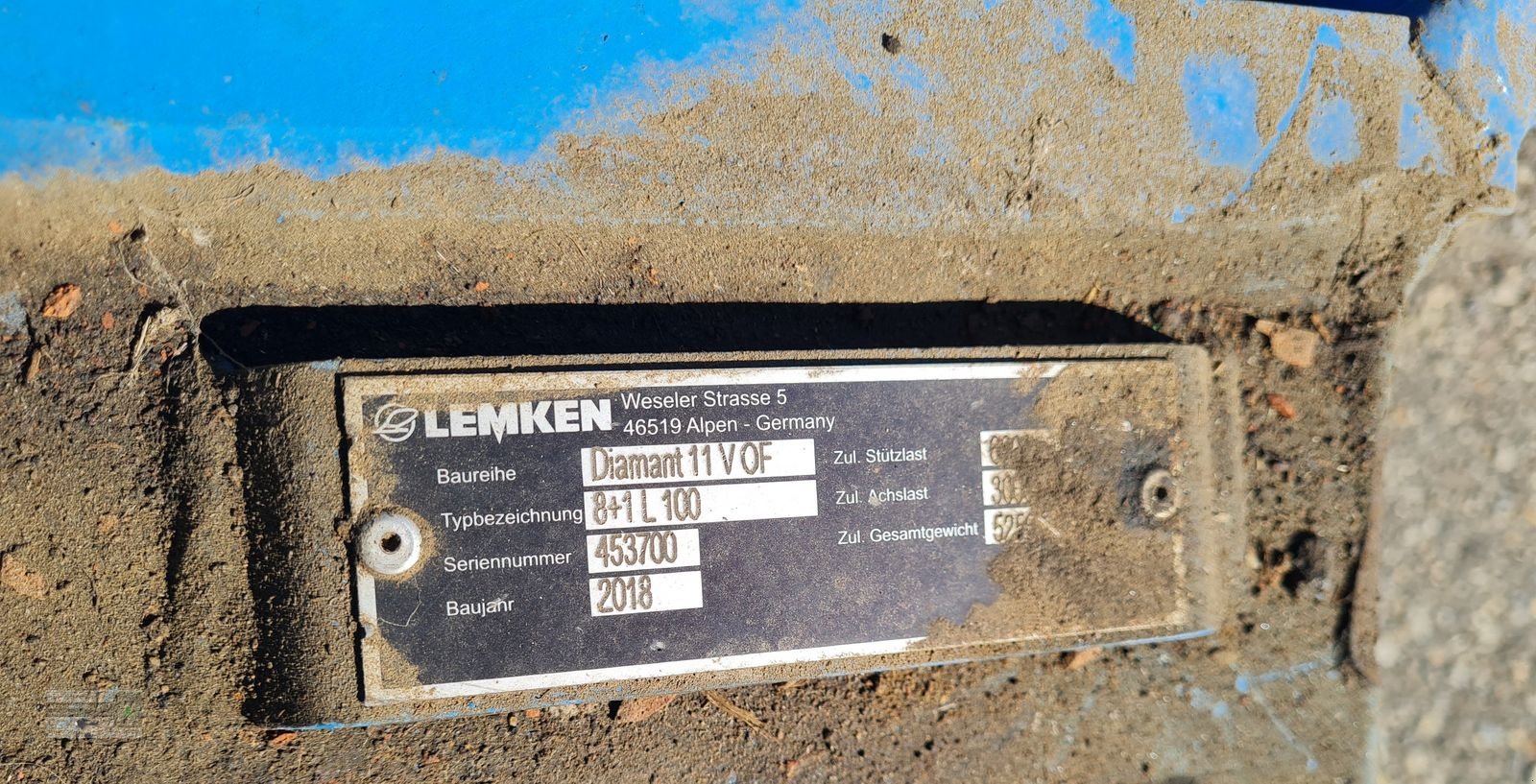 Pflug des Typs Lemken Diamant 11VT6+1L100, Gebrauchtmaschine in Gerasdorf (Bild 3)