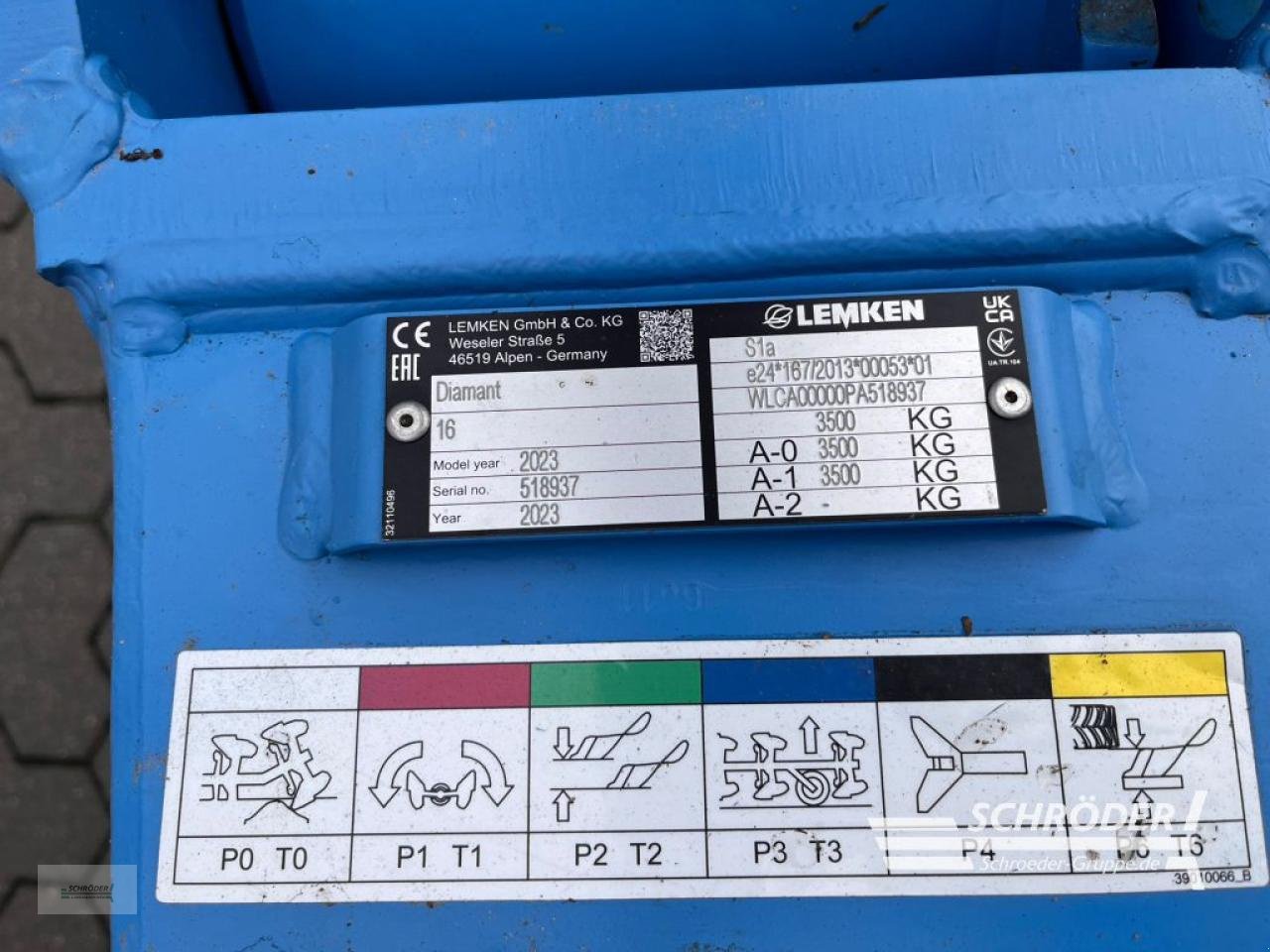 Pflug Türe ait Lemken DIAMANT 16 V U - VORFÜHRER, Gebrauchtmaschine içinde Leizen (resim 9)