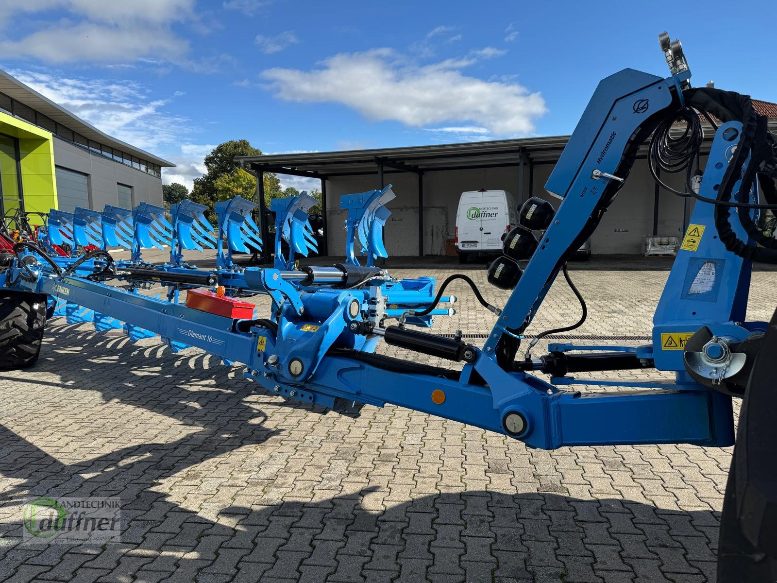 Pflug Türe ait Lemken Diamant 16 VU 7+1 100 hydr. Steinsicherung, Neumaschine içinde Hohentengen (resim 7)