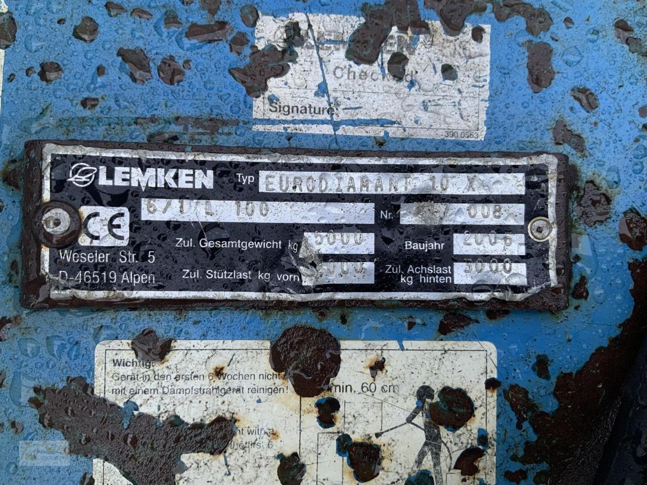 Pflug typu Lemken Euro Diamant 7-schar, Gebrauchtmaschine v Pfreimd (Obrázek 3)