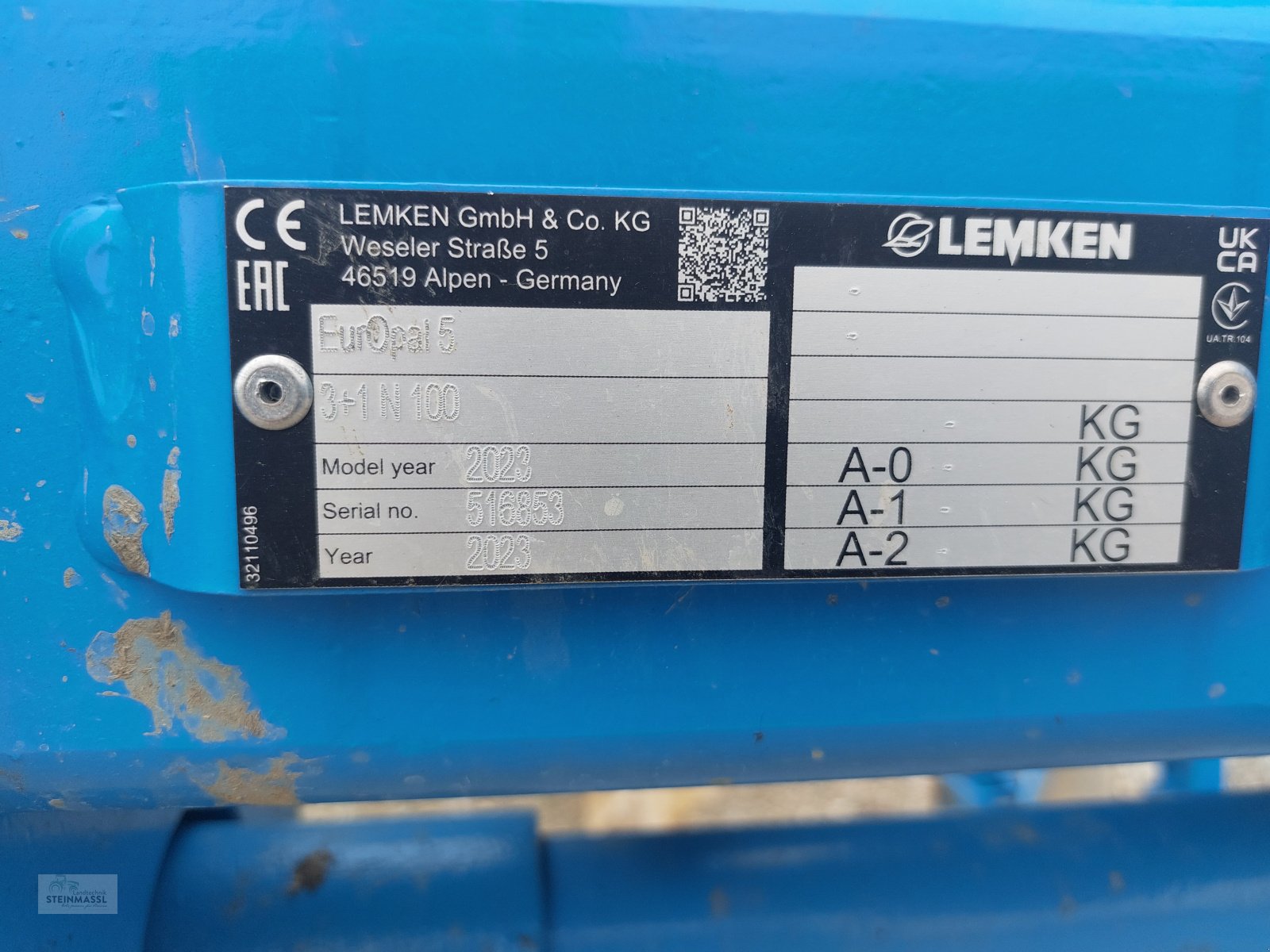 Pflug typu Lemken Euro Opal 3+1 N 100, Neumaschine v Petting (Obrázek 3)
