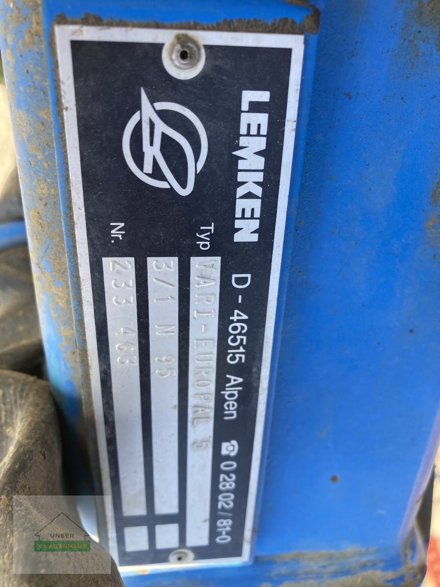 Pflug des Typs Lemken Europal 5 Vario, Gebrauchtmaschine in Hartberg (Bild 7)