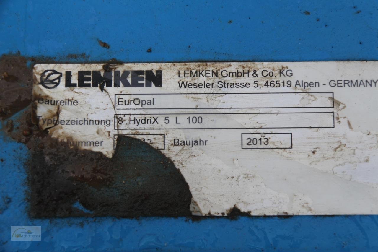 Pflug от тип Lemken EuroPal 8 Hydrix 5 L 100, Gebrauchtmaschine в Pfreimd (Снимка 5)