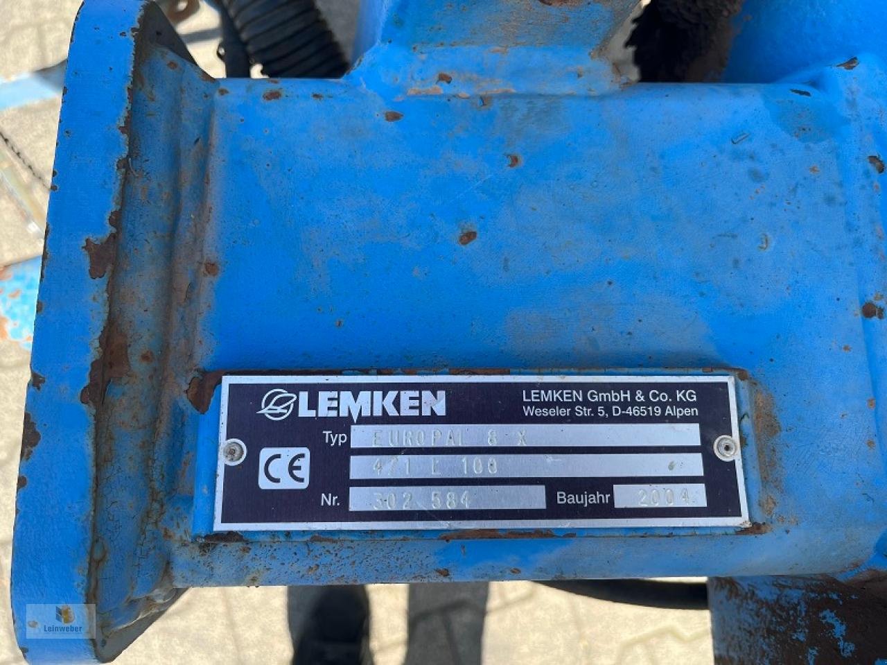 Pflug от тип Lemken EuroPal 8 X 4/1 L 100, Gebrauchtmaschine в Neuhof - Dorfborn (Снимка 7)