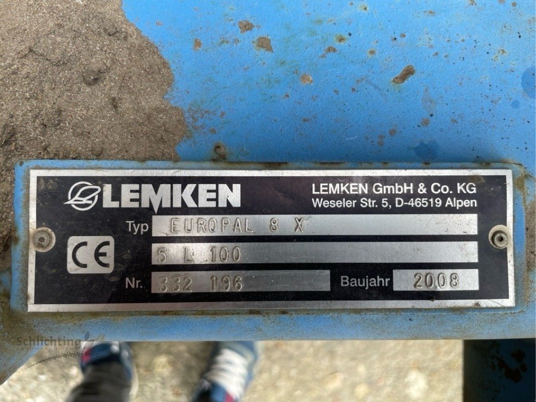 Pflug типа Lemken Europal 8X, Gebrauchtmaschine в Marxen (Фотография 10)