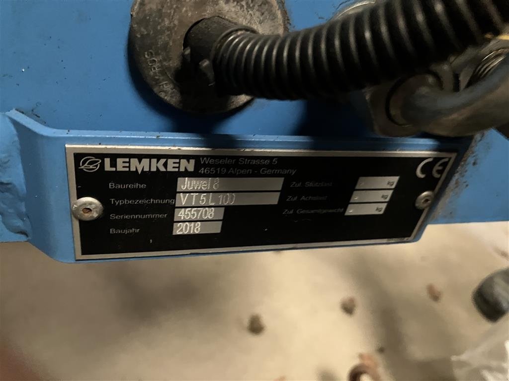 Pflug typu Lemken JUVEL 8VT 5L 100, Gebrauchtmaschine v Aulum (Obrázek 7)