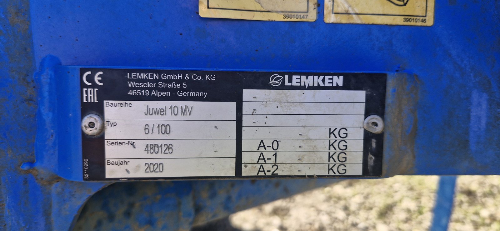 Pflug typu Lemken Juwel 10MV, Gebrauchtmaschine v Dannstadt-Schauernheim (Obrázek 3)