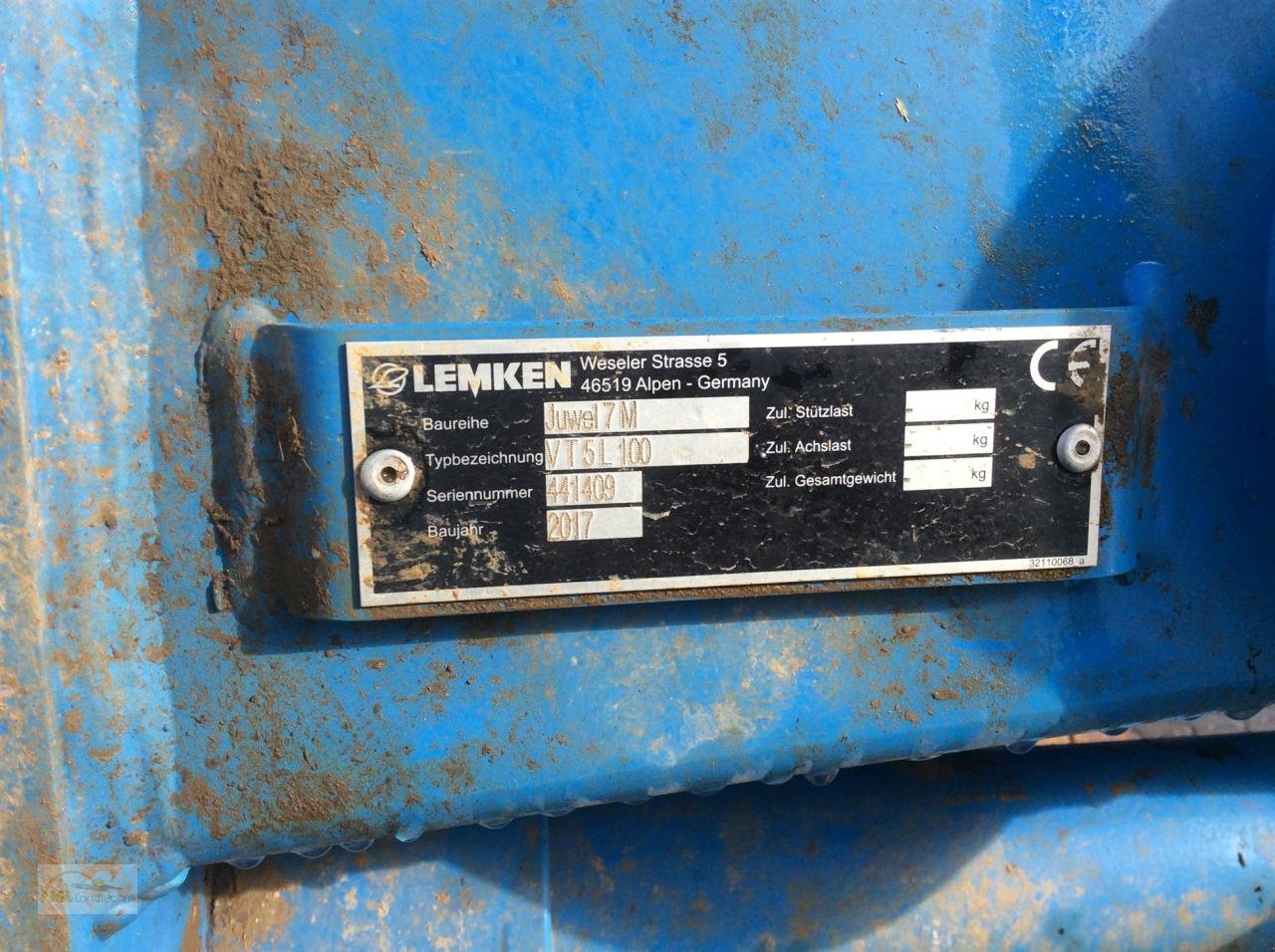 Pflug des Typs Lemken Juwel 7 M, Gebrauchtmaschine in Pfreimd (Bild 4)