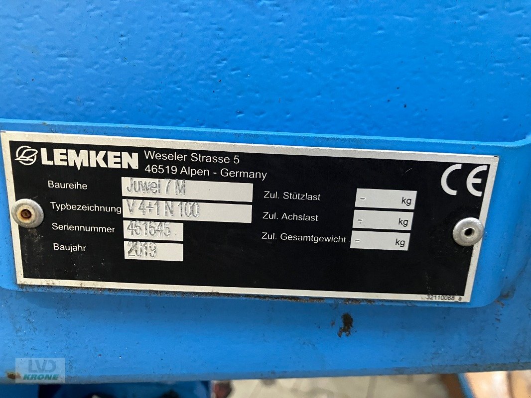 Pflug tipa Lemken Juwel 7 MV 4+1 N100, Gebrauchtmaschine u Spelle (Slika 10)