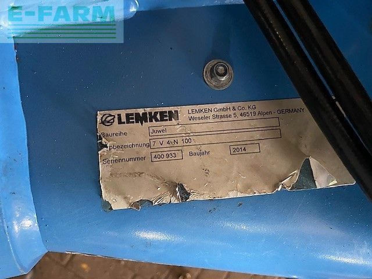 Pflug van het type Lemken juwel 7 v 4 n 100 met flexpack, Gebrauchtmaschine in gg VEGHEL (Foto 6)