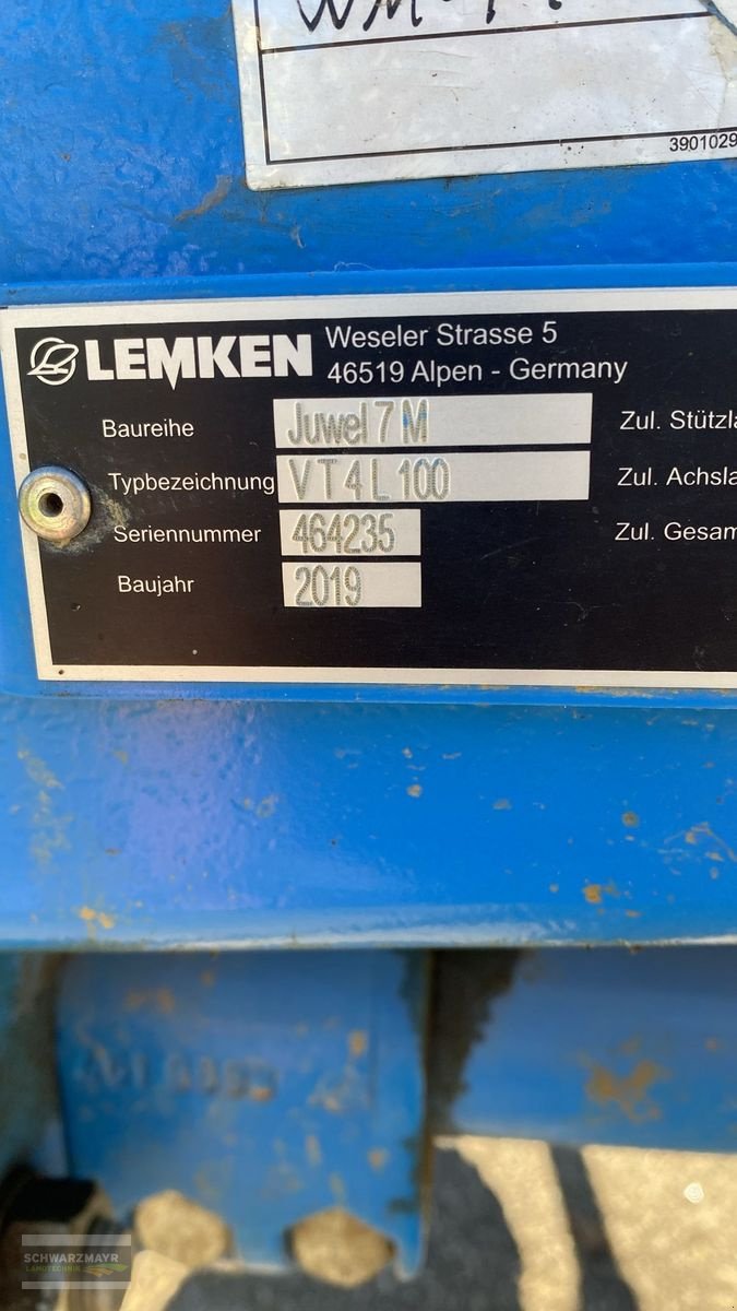 Pflug van het type Lemken Juwel 7MV T 4L100 mit hydraulischer Steinsicheru, Gebrauchtmaschine in Gampern (Foto 6)