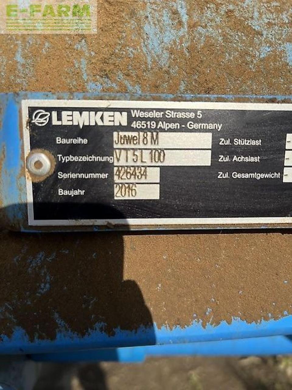 Pflug Türe ait Lemken juwel 8 m, Gebrauchtmaschine içinde METLIKA (resim 4)