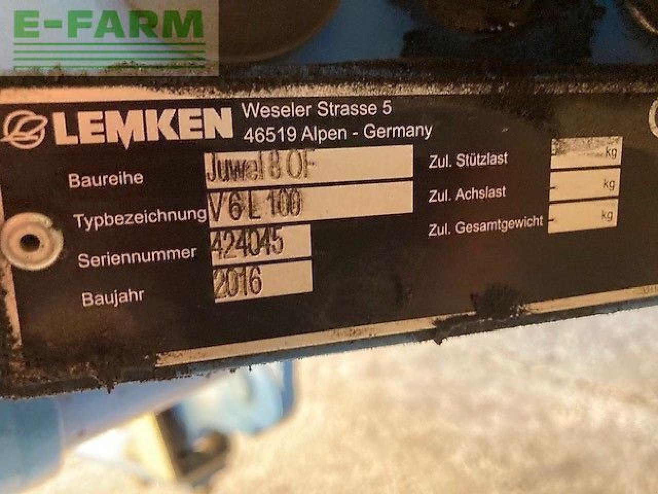 Pflug des Typs Lemken juwel 8 v 6-schaar on-land, Gebrauchtmaschine in gg VEGHEL (Bild 8)