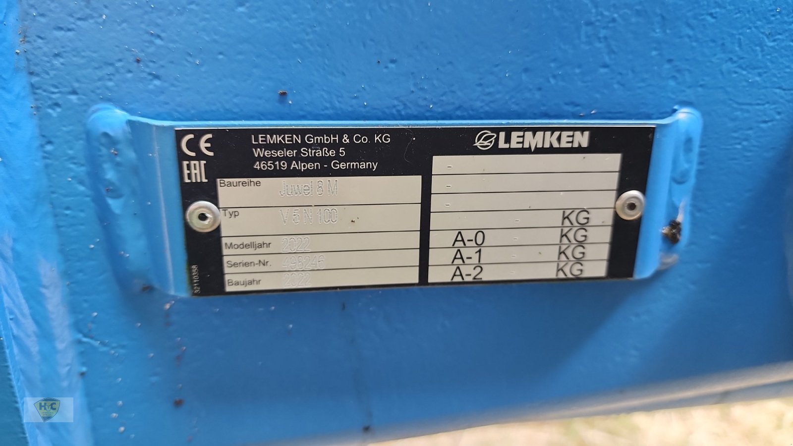 Pflug des Typs Lemken Juwel 8 Vario 5furchig Vorführpflug, Gebrauchtmaschine in Willanzheim (Bild 12)