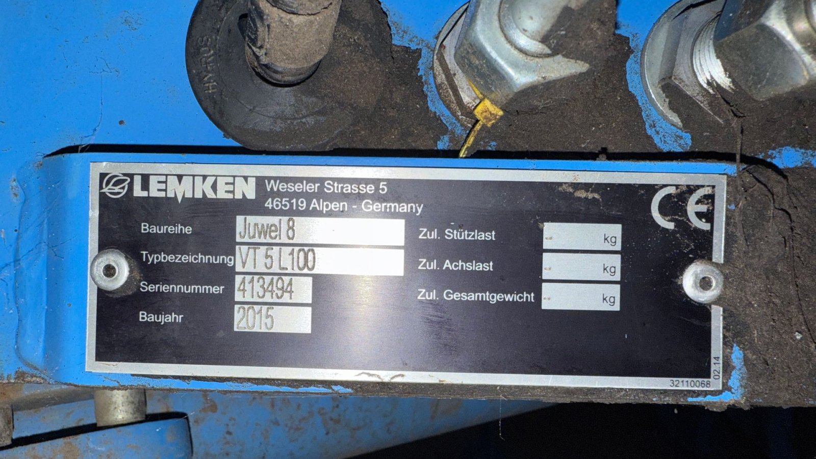 Pflug typu Lemken Juwel 8 VT 5 L100 + VarioPack 110, Gebrauchtmaschine w Gjerlev J. (Zdjęcie 11)