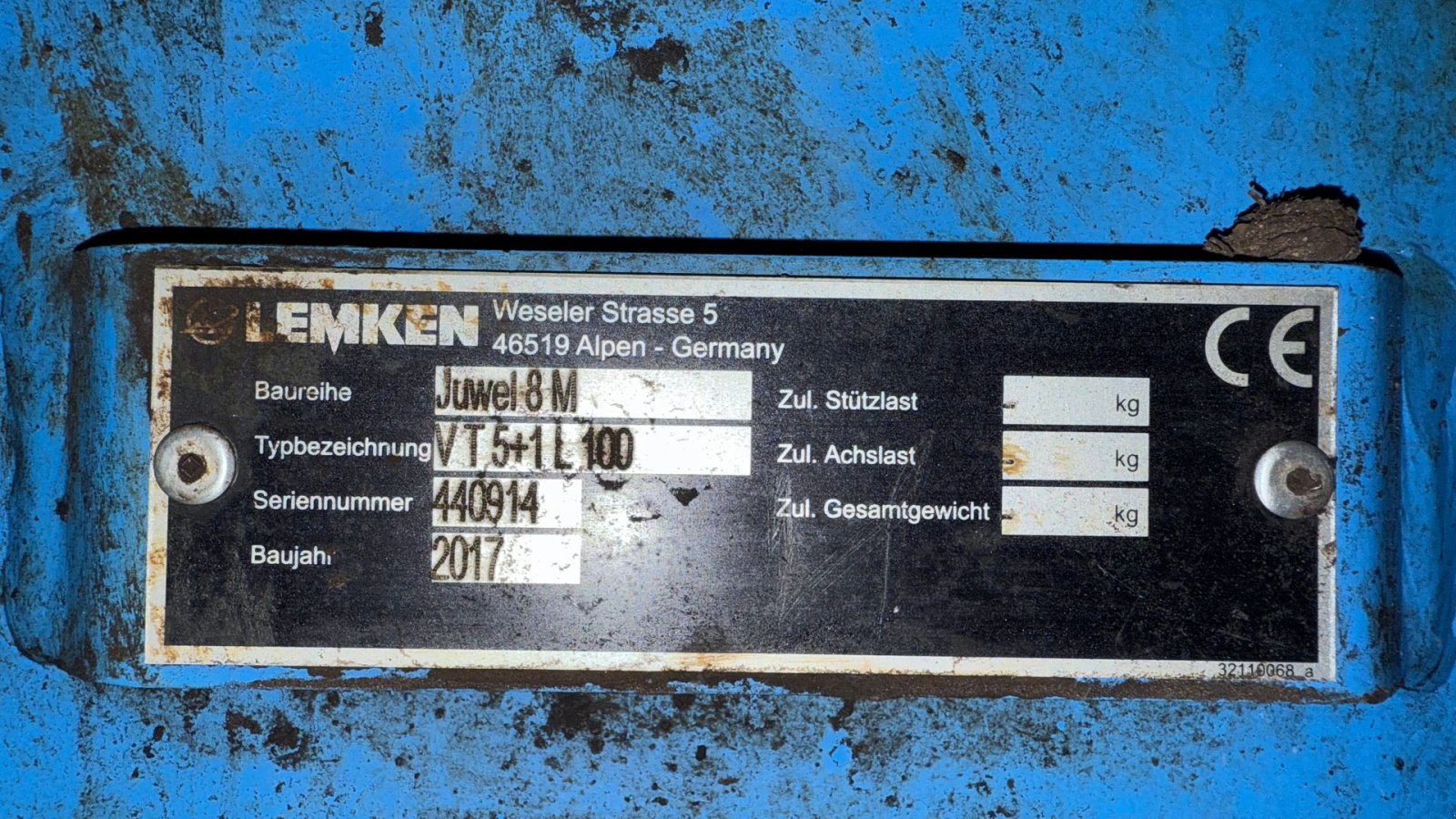 Pflug от тип Lemken JUWEL 8M VT 5+1 L100, Gebrauchtmaschine в Gjerlev J. (Снимка 13)