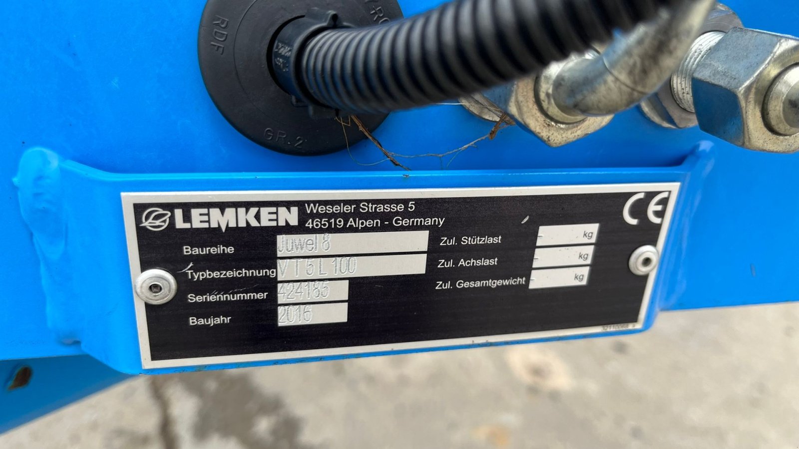 Pflug typu Lemken JUWEL 8M VT 5 L100, Gebrauchtmaschine v Nørager (Obrázek 6)