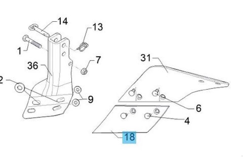 Pflug tipa Lemken Lemken-Schar-Anbaupflug, Gebrauchtmaschine u Harmannsdorf (Slika 5)