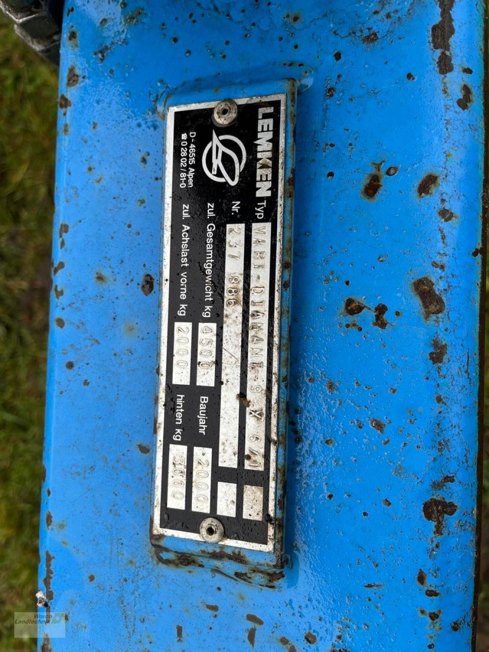 Pflug Türe ait Lemken Vari Diamant 9 X 6/1, Gebrauchtmaschine içinde Schora (resim 20)