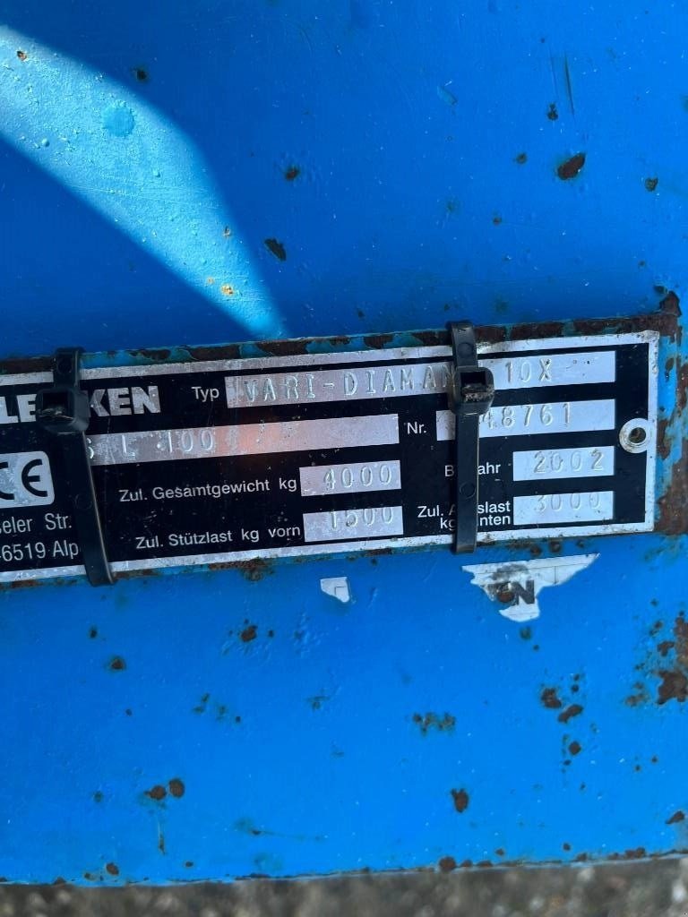 Pflug tip Lemken Varie diamant 10X 6 furet halvbugseret vendeplov, Gebrauchtmaschine in Ringe (Poză 11)