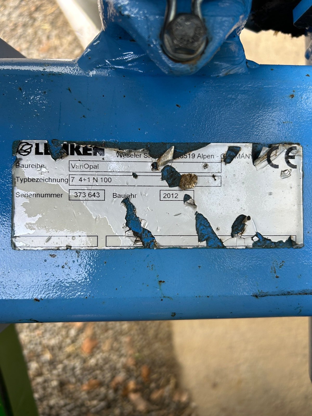 Pflug Türe ait Lemken VariOpal 7 4+1, Gebrauchtmaschine içinde Graben (resim 3)