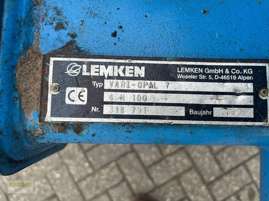 Pflug tip Lemken VariOpal 7 4N100+1, Gebrauchtmaschine in Ahaus (Poză 26)