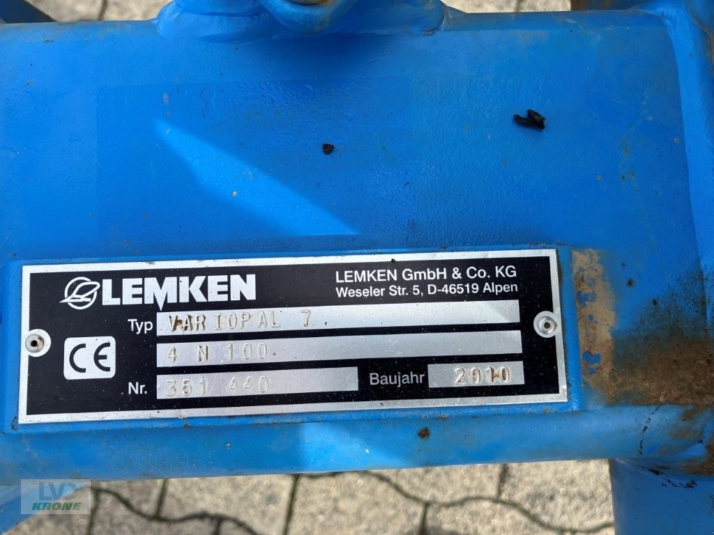 Pflug des Typs Lemken Variopal 7/4N100, Gebrauchtmaschine in Spelle (Bild 4)