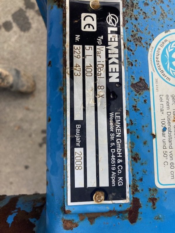 Pflug tip Lemken Variopal 8 X 5 L, Gebrauchtmaschine in Hollstadt (Poză 5)