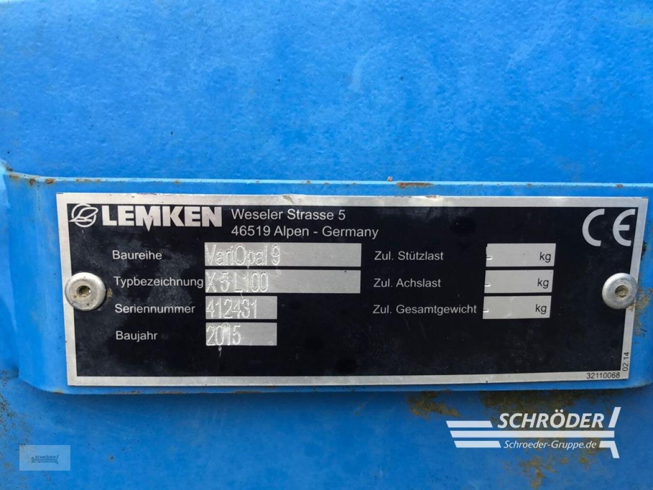 Pflug от тип Lemken VARIOPAL 9 X 5 L 100, Gebrauchtmaschine в Ahlerstedt (Снимка 19)