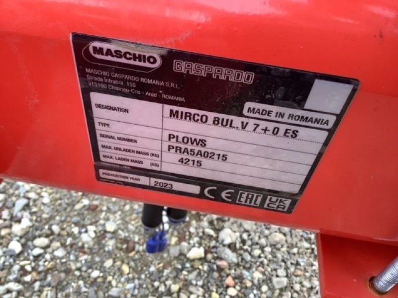 Pflug des Typs Maschio MIRCO 7, Gebrauchtmaschine in les hayons (Bild 5)
